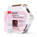 3M Dual Lock Reclosable Fastener MP3541/MP3542 400/170 Black, 1 in x 5 yd 230.0 mil engaged thickness, 5 per case Boxed