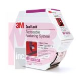 3M Dual Lock Reclosable Fastener MP3551/MP3552 400/170 Black, 1 in x 5 yd 230.0 mil engaged thickness, 5 per case Boxed
