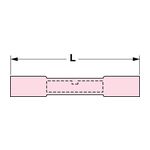 3M Scotchlok Butt Connector, Heat Shrink Seamless MH18BCK, 22-18 AWG