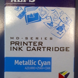 Alps 106040-00 MD (MicroDry) Metallic Cyan Printer Ink Cartridge  - Micro Parts & Supplies, Inc.