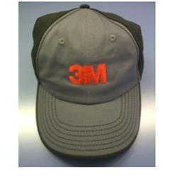 3M Logo Cap - Gray on Black