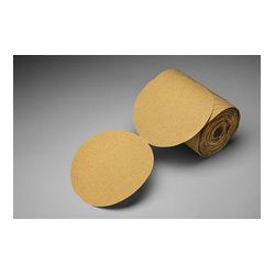 3M Stikit Paper Disc Roll 236U, 6 in x NH P80 C-weight, 100 discs per roll 4 rolls per case