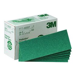 3M 02227 Green Corps Production Resin Sheet 3 2/3 in x 9 in 36E  - Micro Parts & Supplies, Inc.