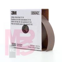 3M 211K Utility Cloth Roll 2 in x 50 yd 320 J-weight - Micro Parts & Supplies, Inc.