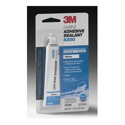 3M 5206-White-1oz Marine Adhesive Sealant 5200 White - Micro Parts & Supplies, Inc.