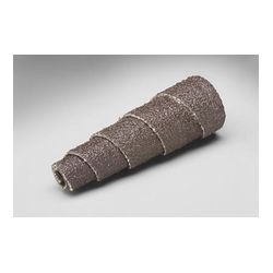 3M Trizact Full Tapered Cartridge Roll 237AA, 1/2 in x 1-1/2 in x 1/8 in A65 X-weight, 100 per case