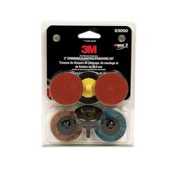 3M Scotch-Brite Grinding Disc Kit, 03050, 2 in, 6 per case