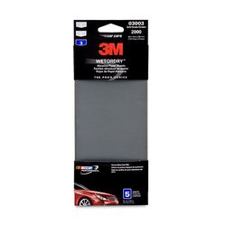 3M Wetordry Automotive Sandpaper, 03003, 3-2/3 in x 9 in, 2000, 40 per case