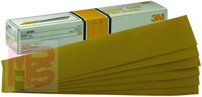 3M 2473 Hookit Gold Sheet 2 3/4 in x 16 in - Micro Parts & Supplies, Inc.