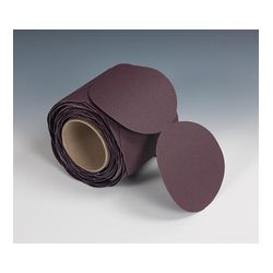 3M Stikit Cloth Disc Roll 341D 5 in x NH 80 X-weight 100 discs per roll 4 rolls per case Restricted