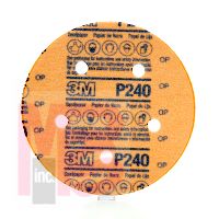 3M NX Disc NX Hook and Loop Paper D/F Disc 5 in x NH 5 Holes P240 C-weight - Micro Parts & Supplies, Inc.