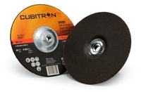 3M Cut and Grind Wheel Cubitron(TM) II Cut and Grind Wheel T27 Quick Change 7 in x 1/8 in x 5/8-11 in - Micro Parts & Supplies, Inc.