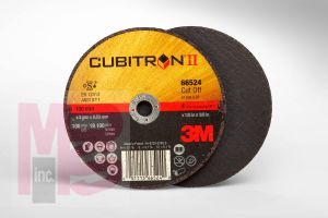 3M COW Cubitron(TM) II Cut-Off Wheel T1 66524 4 in x .125 in x 3/8 in - Micro Parts & Supplies, Inc.