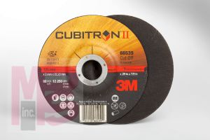 3M COW Cubitron(TM) II Cut-Off Wheel T27 66539 5 in x .09 in x 7/8 in - Micro Parts & Supplies, Inc.