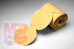 3M Stikit Gold Paper Disc Roll 216U 6 in x NH P800 A-weight 175 discs per roll 6 rolls per case