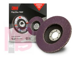 3M Flap Disc 769F 29883  T27  4-1/2 in x 7/8 in  40+ YF-weight  Single Pack 10 per case