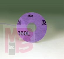 3M Hookit Film Disc 360L  3 in x 7/8 in P600 100 per inner 1000 per case