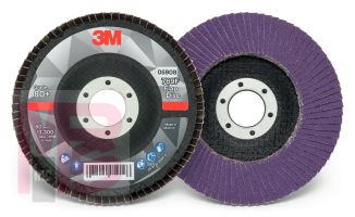 3M Flap Disc 769F 5908  T29  4 1/2 in x 7/8 in  80+  10 per case