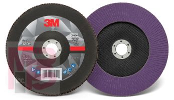 3M Flap Disc 769F 5926  T27  7 in x 7/8 in  120+  5 per case