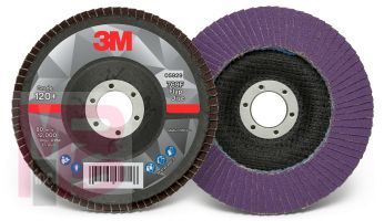 3M Flap Disc 769F 5929  T29  5 in x 7/8 in  120+  10 per case