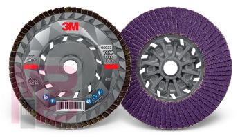 3M Flap Disc 769F 5933  T27 Quick Change  4 1/2 in x 5/8-11  40+  10 per case