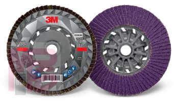 3M Flap Disc 769F 5936  T27 Quick Change  4 1/2 in x 5/8-11  120+ 10 per case