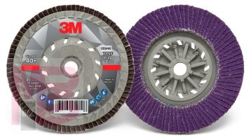 3M Flap Disc 769F 5946  T27 Quick Change  5 in x 5/8-11  40+  10 per case