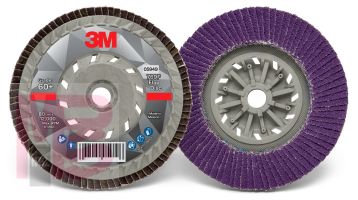 3M Flap Disc 769F 5949  T27 Quick Change  5 in x 5/8-11  60+  10 per case