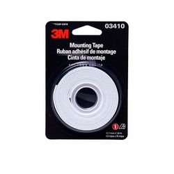 Scotch Mounting Tape, 03410, 1/2 in x 75 in, 24 rolls per case