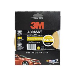 3M Sanding Disc, 31434, 6 in, P400A, 5 discs per pack, 20 packs per case