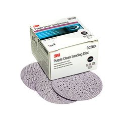 3M 30260 Purple Clean Sanding Hookit Disc 3 in P800 - Micro Parts & Supplies, Inc.