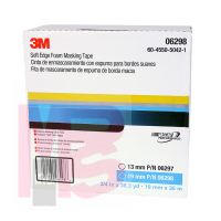 3M 6298 Soft Edge Foam Masking Tape 19 mm x 35 m - Micro Parts & Supplies, Inc.