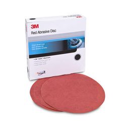3M 01677 Red Abrasive Hookit Disc 8 in P80 D Weight - Micro Parts & Supplies, Inc.