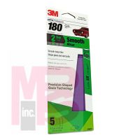 3M Performance Sandpaper 3077  180 Grit  3 2/3 in x 9 in