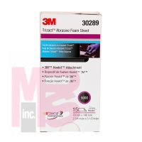 3M 30289 Trizact Hookit Foam Sheets 2-3/4 in x 5-1/2 in (70 mm x 140 mm) - Micro Parts & Supplies, Inc.