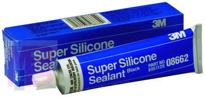 3M 8662 Black Super Silicone Seal 3 oz tube - Micro Parts & Supplies, Inc.