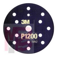 3M 34408 Flexible Abrasive Hookit Disc Dust Free  6 in  P1200 7H - Micro Parts & Supplies, Inc.