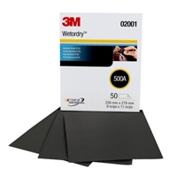 3M 2001 Wetordry Abrasive Sheet 9 in x 11 in - Micro Parts & Supplies, Inc.