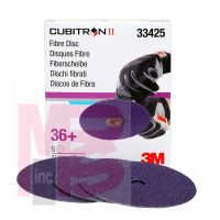 3M 33425 Cubitron II Abrasive Fibre Disc 33425 7 in x 7/8 in (180mm x 22mm) - Micro Parts & Supplies, Inc.