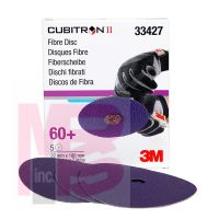 3M 33427 Cubitron II Abrasive Fibre Disc 7 in x 7/8 in (180mm x 22mm) 60+ - Micro Parts & Supplies, Inc.