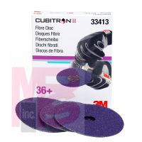 3M 33413 Cubitron II Abrasive Fibre Disc 5 in x 7/8 in (125mm x 22mm) 36+ - Micro Parts & Supplies, Inc.