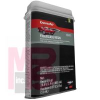 3M Bondo Fiberglass Resin 402  0.9 Quart  2 per case