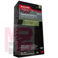 3M Bondo Fiberglass Resin Repair Kit420 0.45 Pint 4 per case