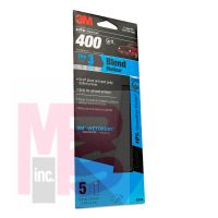 3M Wetordry Sandpaper 3018 400 Grit 3 2/3 inch x 9 inch