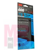 3M Wetordry Sandpaper 3020 600 Grit 3 2/3 inch x 9 inch