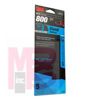3M Wetordry Sandpaper 3022 800 Grit 3 2/3 inch x 9 inch
