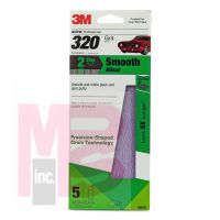 3M Cubitron II Sandpaper 3078 320 Grit 3 2/3 inch x 9 inch