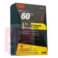 3M Performance Sanding Sponge 3068 1 inch x 2-5/8 inch 60 Grit