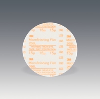 3M 268L Microfinishing PSA Film Type D Disc 6 in x NH 15 Micron - Micro Parts & Supplies, Inc.