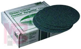 3M 751U Green Corps Hookit Regalite Disc 6 in - Micro Parts & Supplies, Inc.